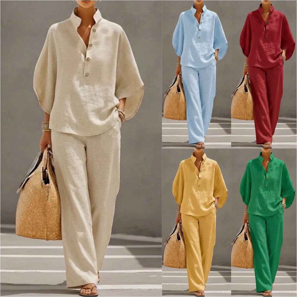 Women's Casual Versatile Shirt Set for Urban Outfits