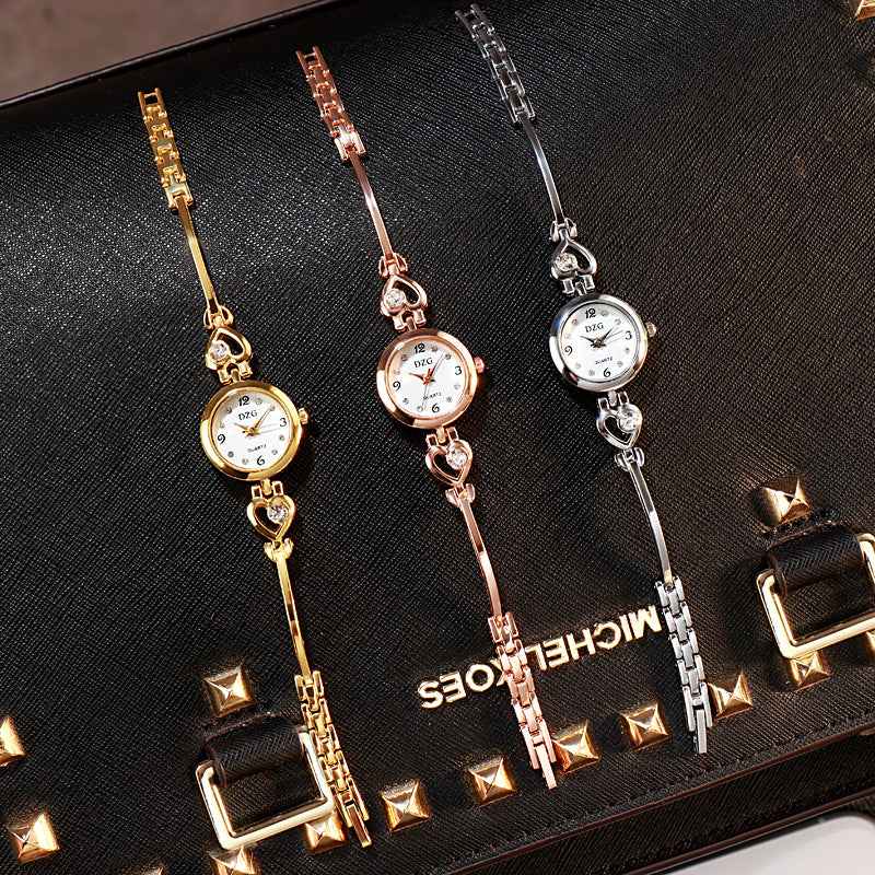 Rhinestone Casual Watch for Women - Simple Jewelry Style