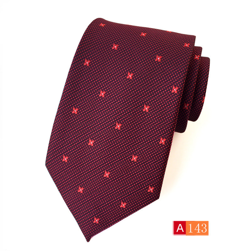 Men's Jacquard Formal Tie - Casual Polyester Jacquard Wear - Neon North Clothing