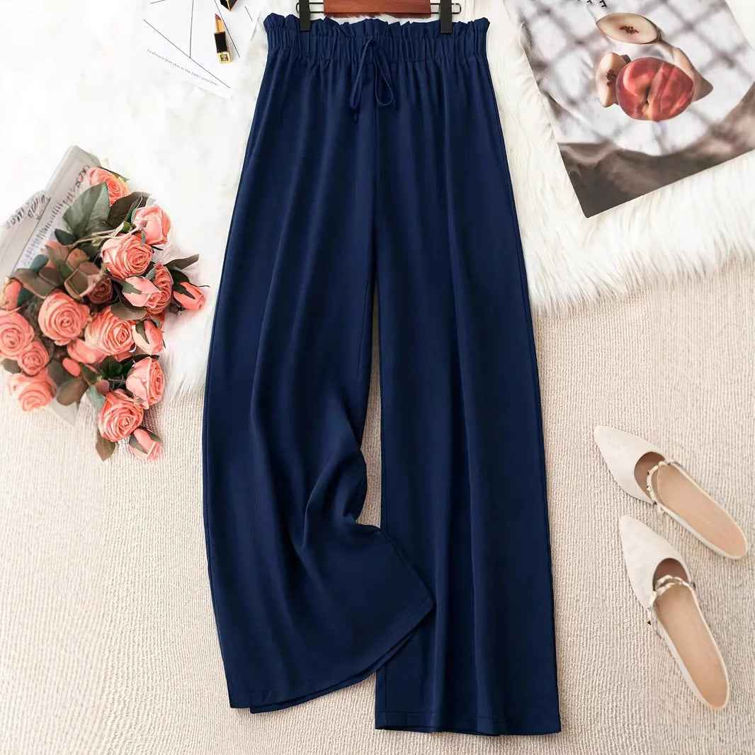 Summer Beach Plus-Size Wide-Leg Pants for Ultimate Comfort - Perfect Plus-Size Wide-Leg Beach Pants