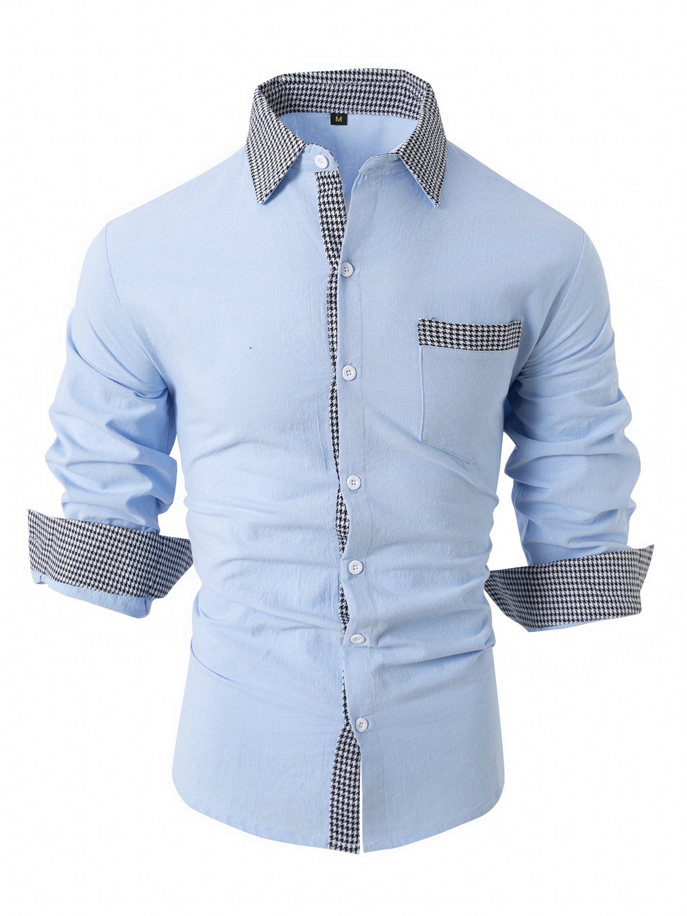 Mens Casual Long Sleeve Shirt for Effortless Style and Comfort