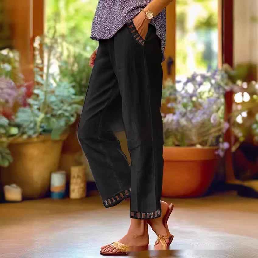 European and American Casual Women's Pants for Simple - Chic Style