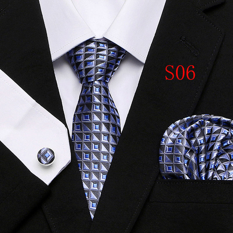 Paisley Tie Three-Piece Set for European and American Style - Neon North Clothing
