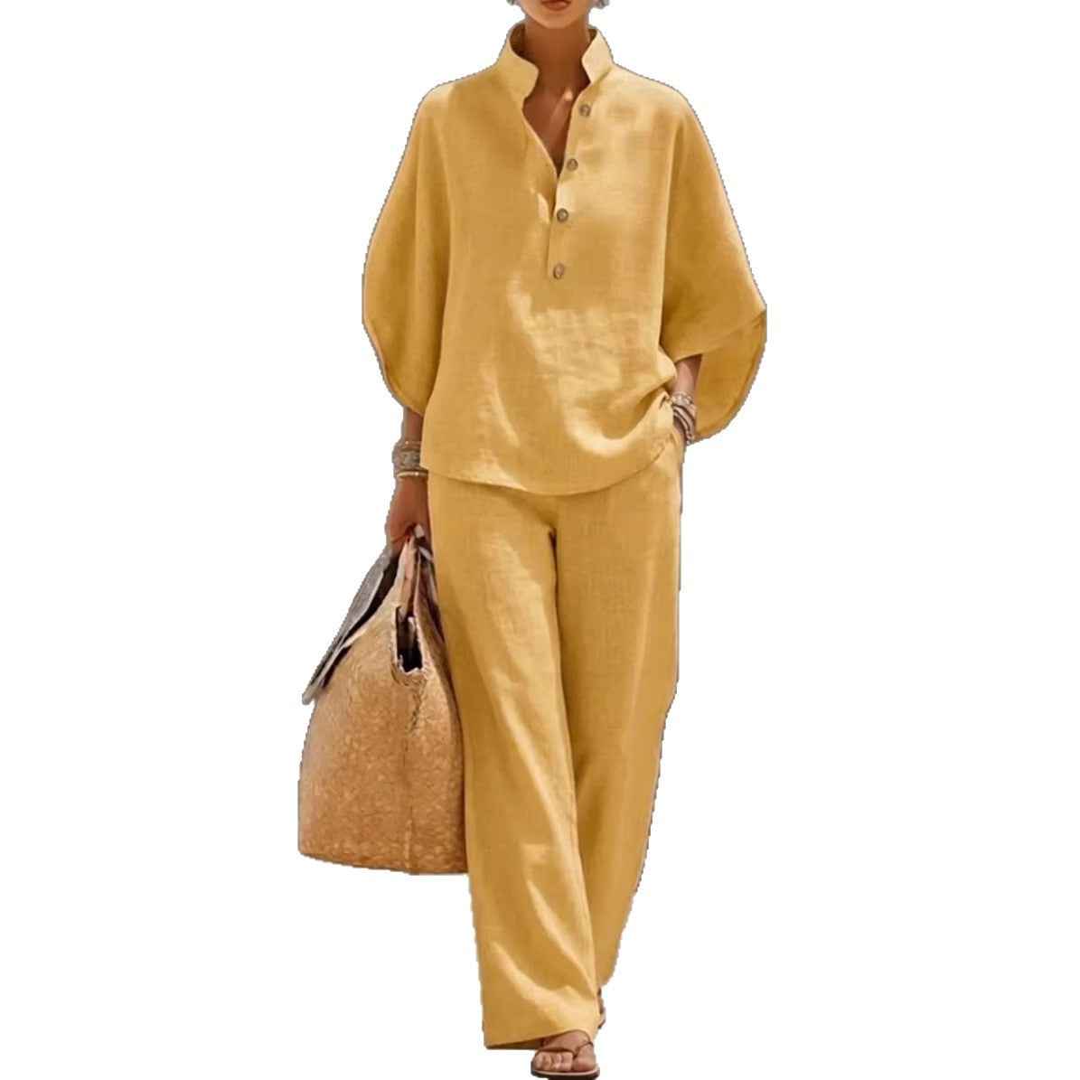 Women's Casual Versatile Shirt Set for Urban Outfits