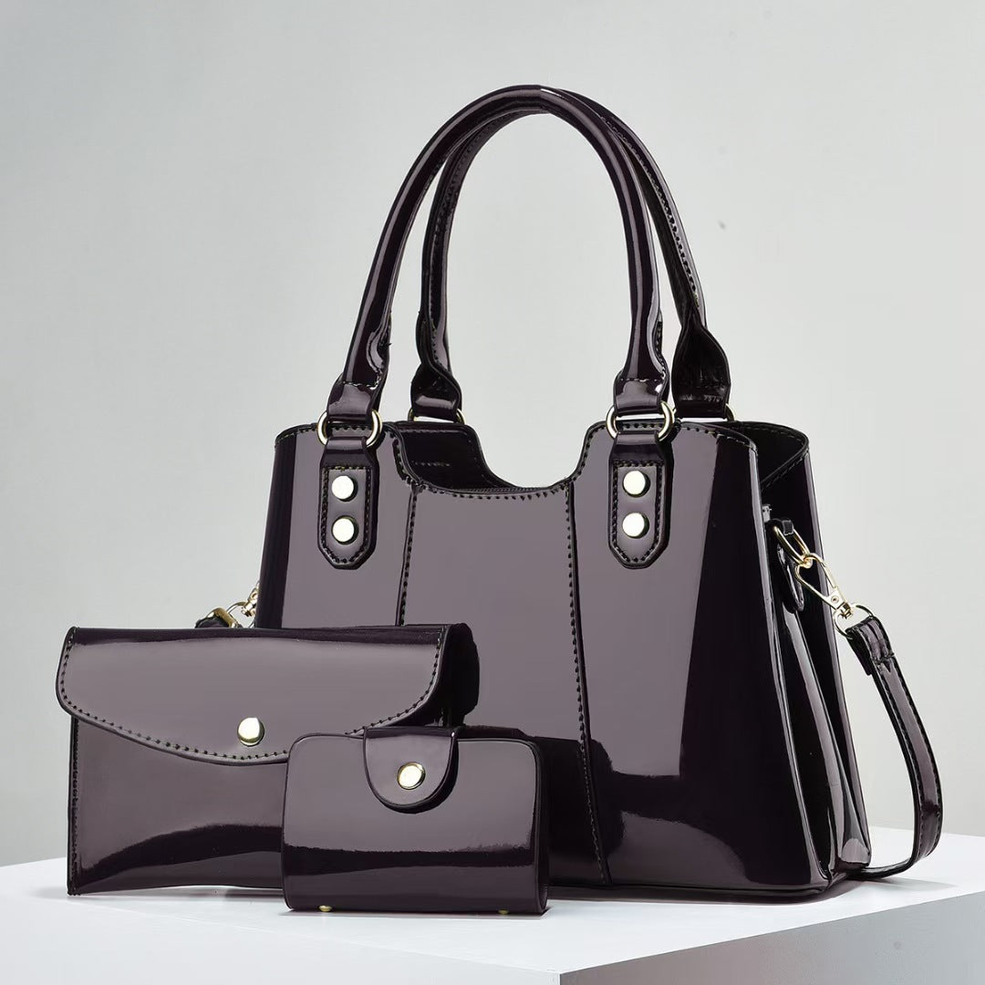 Large-capacity Mother-and-child Crossbody Bag Three-piece Set