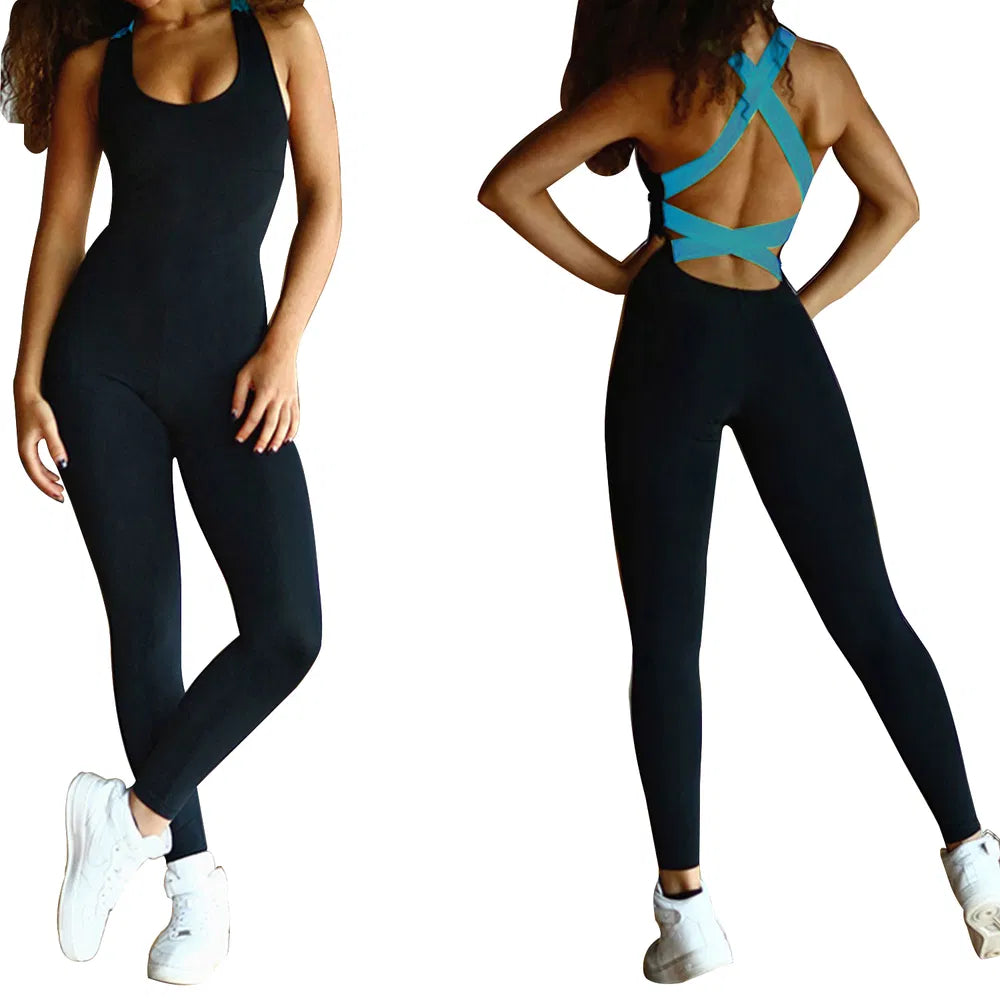 Women's Yoga Jumpsuit XL for Ultimate Sports and Gym Fitness Workout