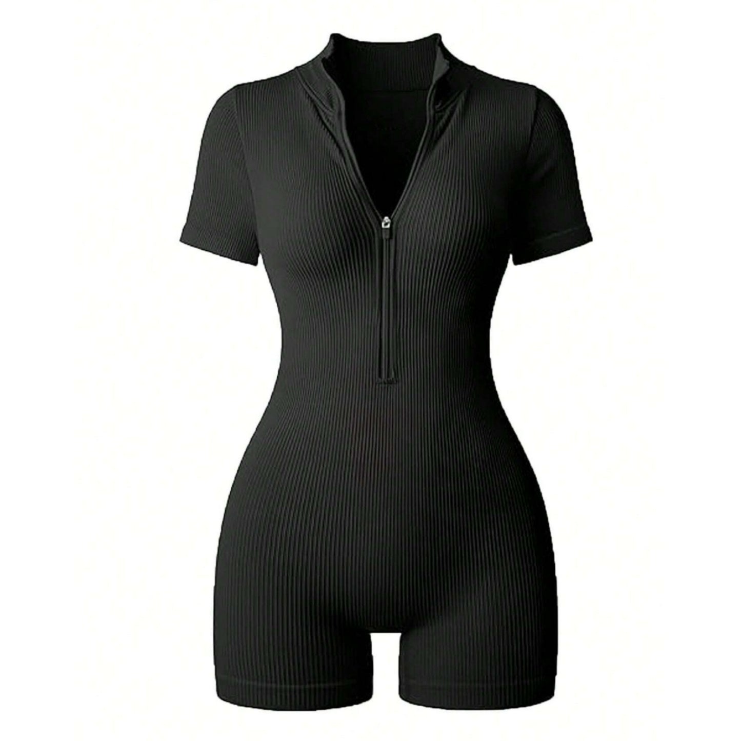 One-piece Yoga Jumpsuit with Zipper for Ultimate Comfort and Style