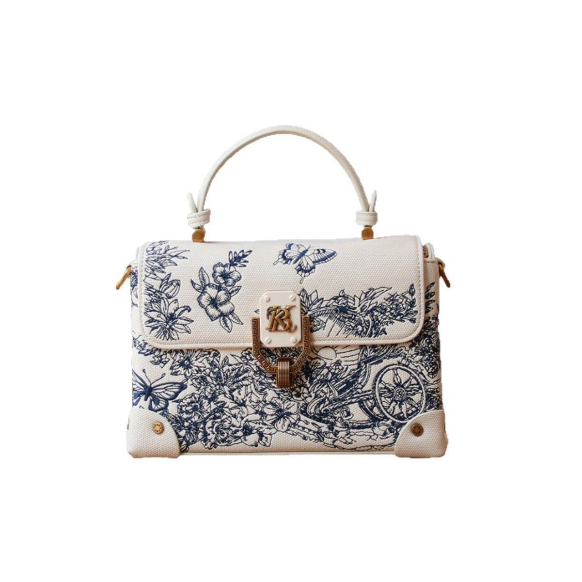 Light-luxury Intricately Embroidered Tote Shoulder Bag For Women