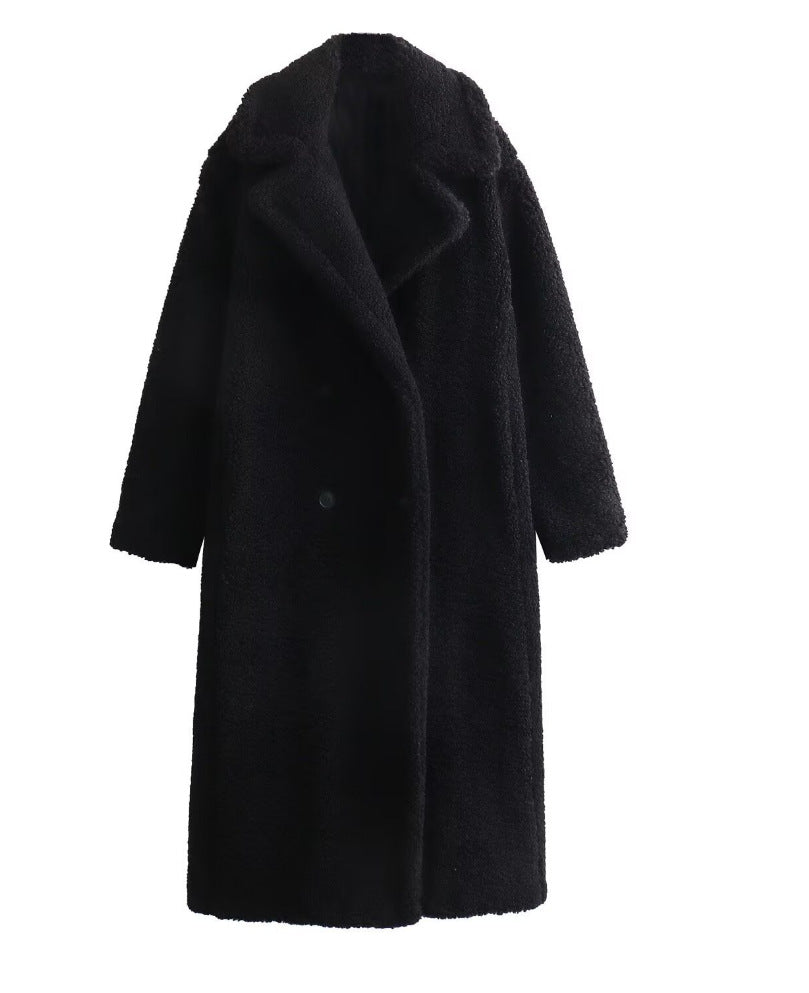 Streetwear Private Lady Fleece Warm Overcoat - Neon North Clothing