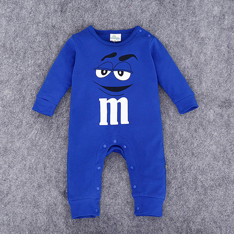 New Born Baby Rompers letter M Clothing  Jumpsuit - Neon North Clothing