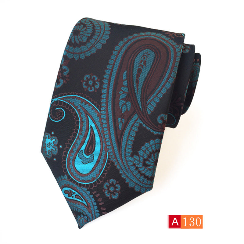 Men's Jacquard Formal Tie - Casual Polyester Jacquard Wear - Neon North Clothing