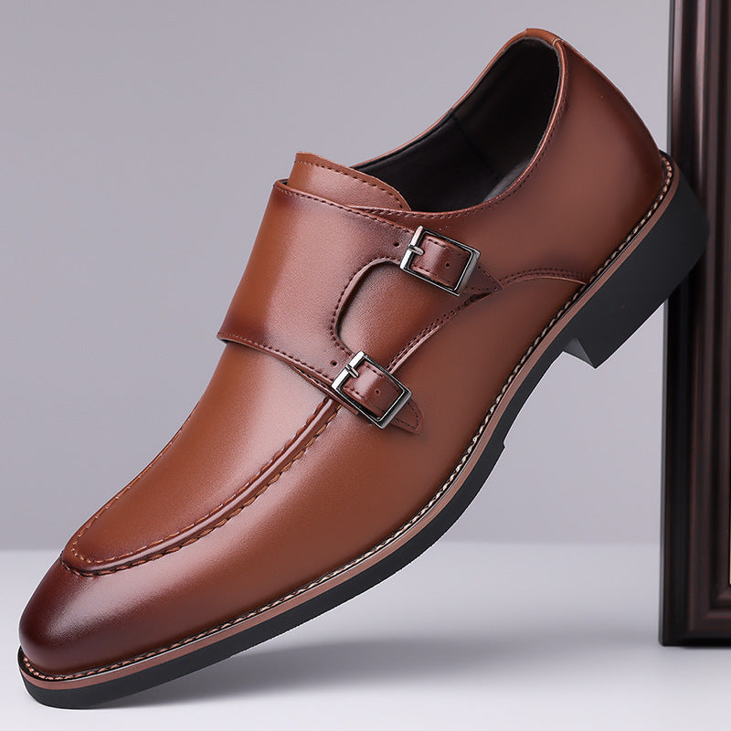 Chaussures d'affaires polyvalentes, respirantes et faciles à enfiler pour hommes