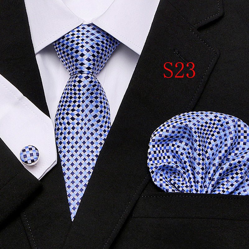Paisley Tie Three-Piece Set for European and American Style - Neon North Clothing