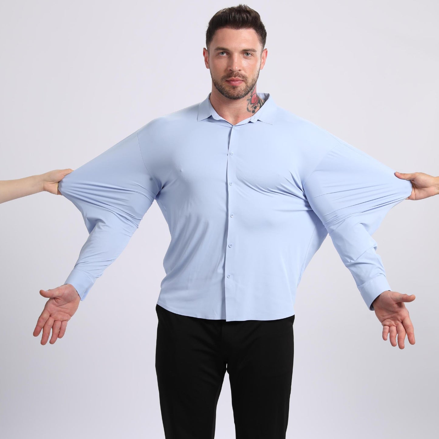 Ice-Cool Wrinkle-Resistant Shirt - Slim Fit, Silky Smooth Fabric