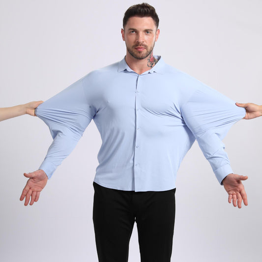 Ice-Cool Wrinkle-Resistant Shirt - Slim Fit, Silky Smooth Fabric