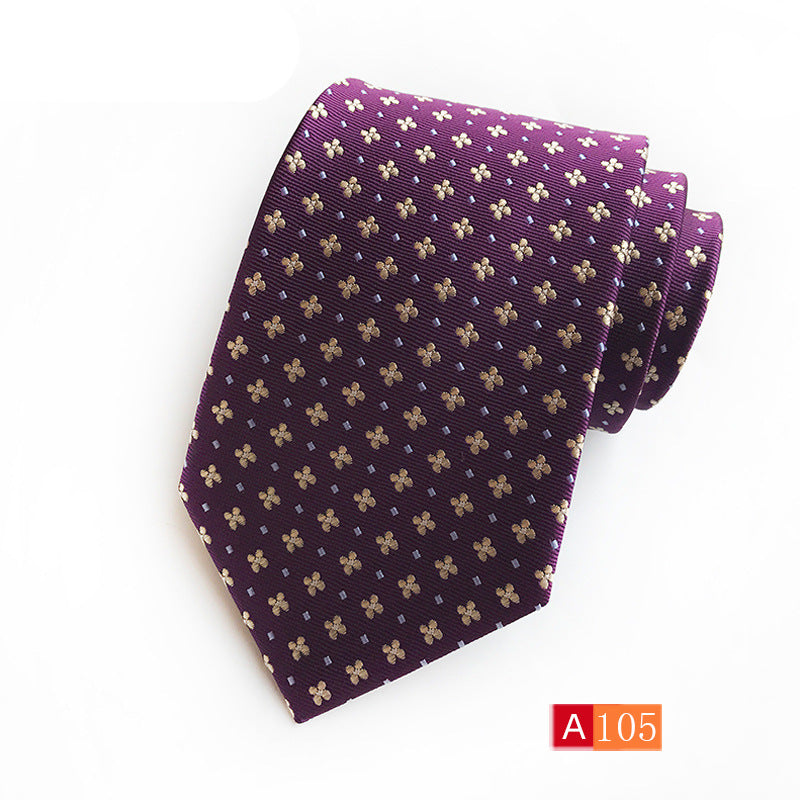 Men's Jacquard Formal Tie - Casual Polyester Jacquard Wear - Neon North Clothing