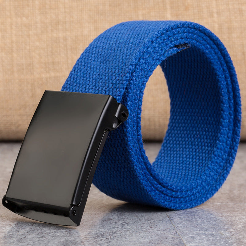 Snap-Clasp Candy-Colored Canvas Belt for Men - Neon North Clothing