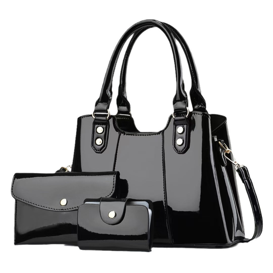 Large-capacity Mother-and-child Crossbody Bag Three-piece Set