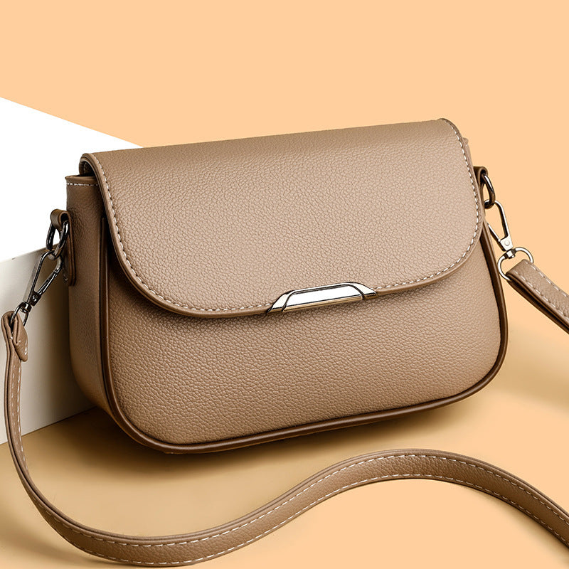 Women's Elegant Crossbody Bag - Stylish High-Quality Large Flap Shoulder Bag