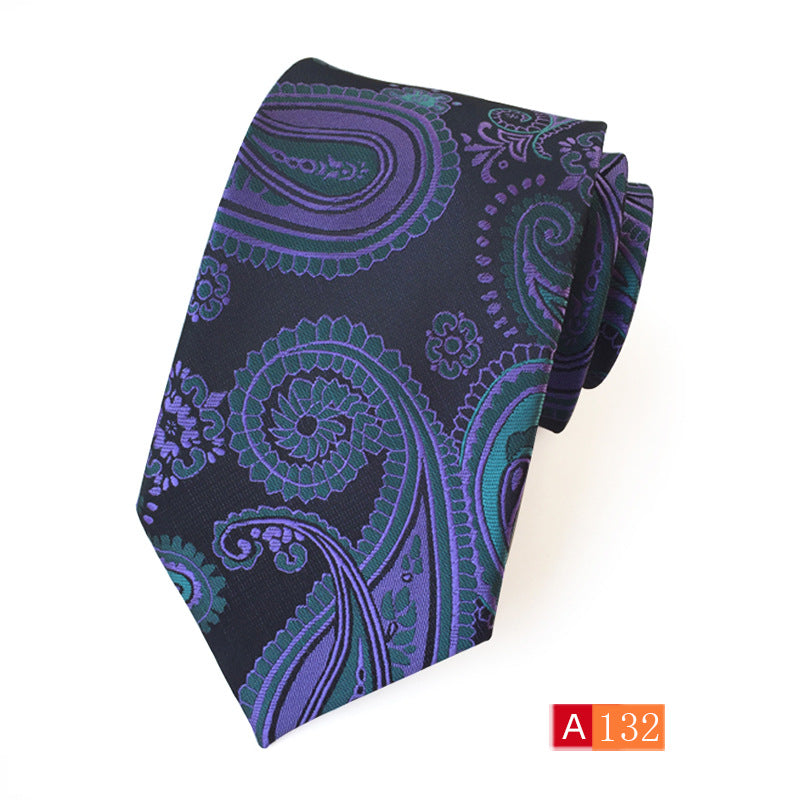 Men's Jacquard Formal Tie - Casual Polyester Jacquard Wear - Neon North Clothing