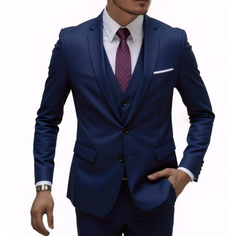 Three-Piece Men's Wedding Suit