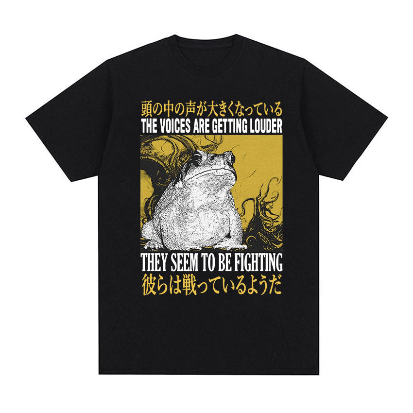 Men's Cotton Casual T-Shirt - Loose Fit Printed Short Sleeved Style - Neon North Clothing