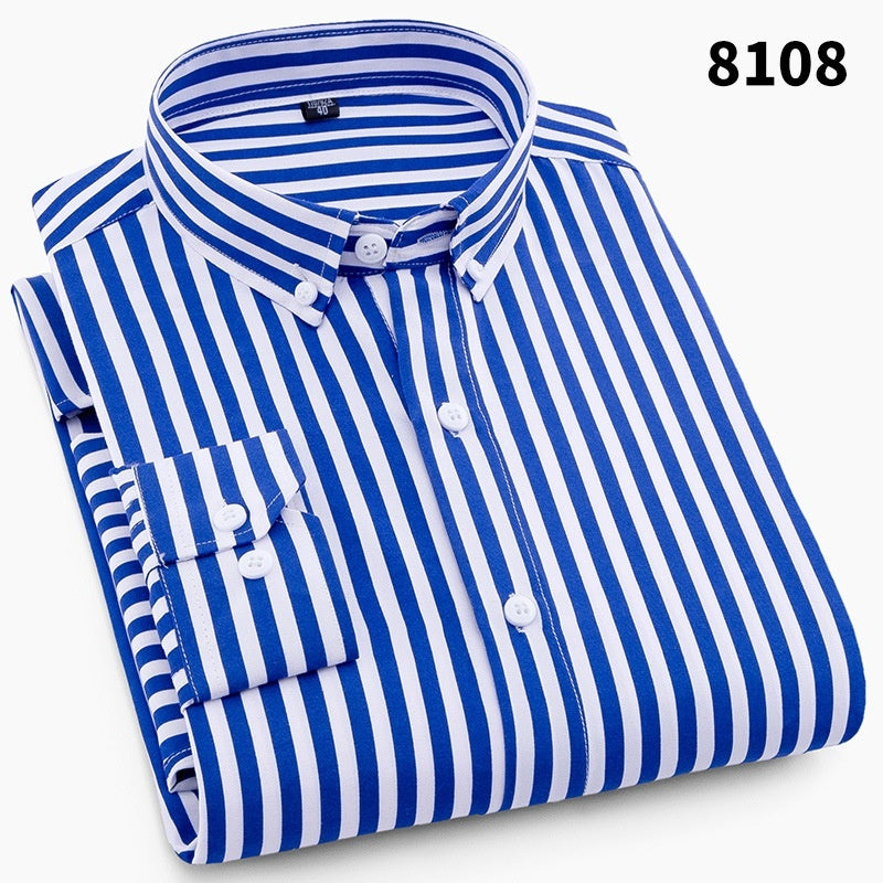 Men's Printed Dress Shirt with Angled Cuffs and Long Sleeves - Neon North Clothing