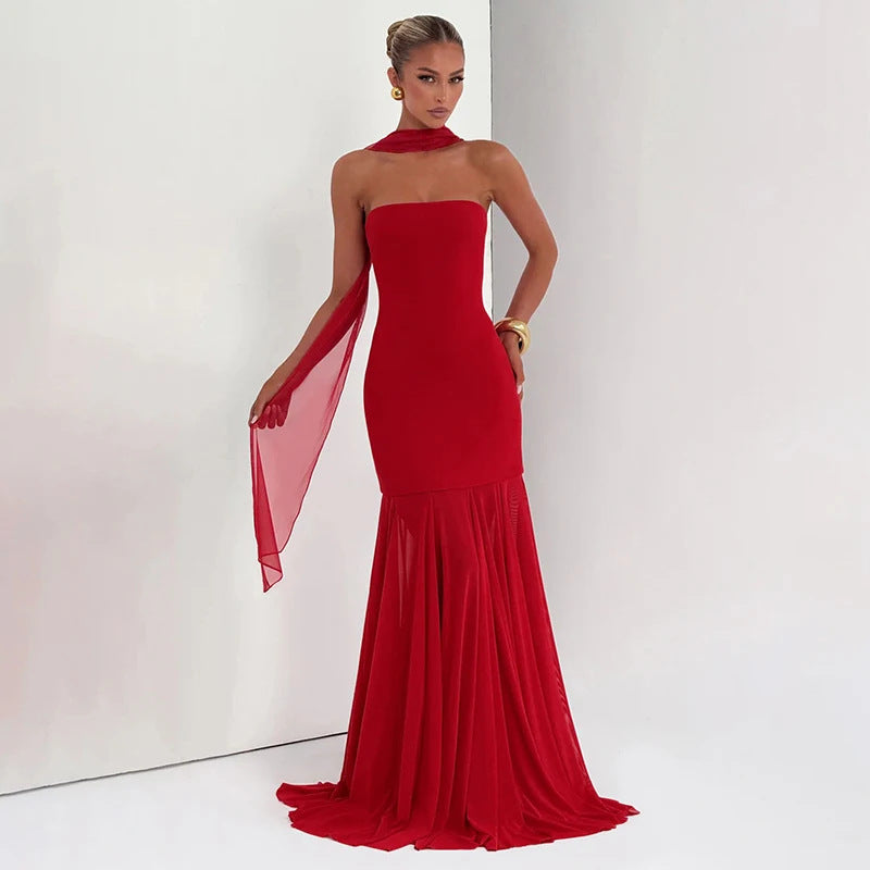 Strapless Mermaid Dress for Stunning Elegance and Perfect Fit - Neon North Clothing