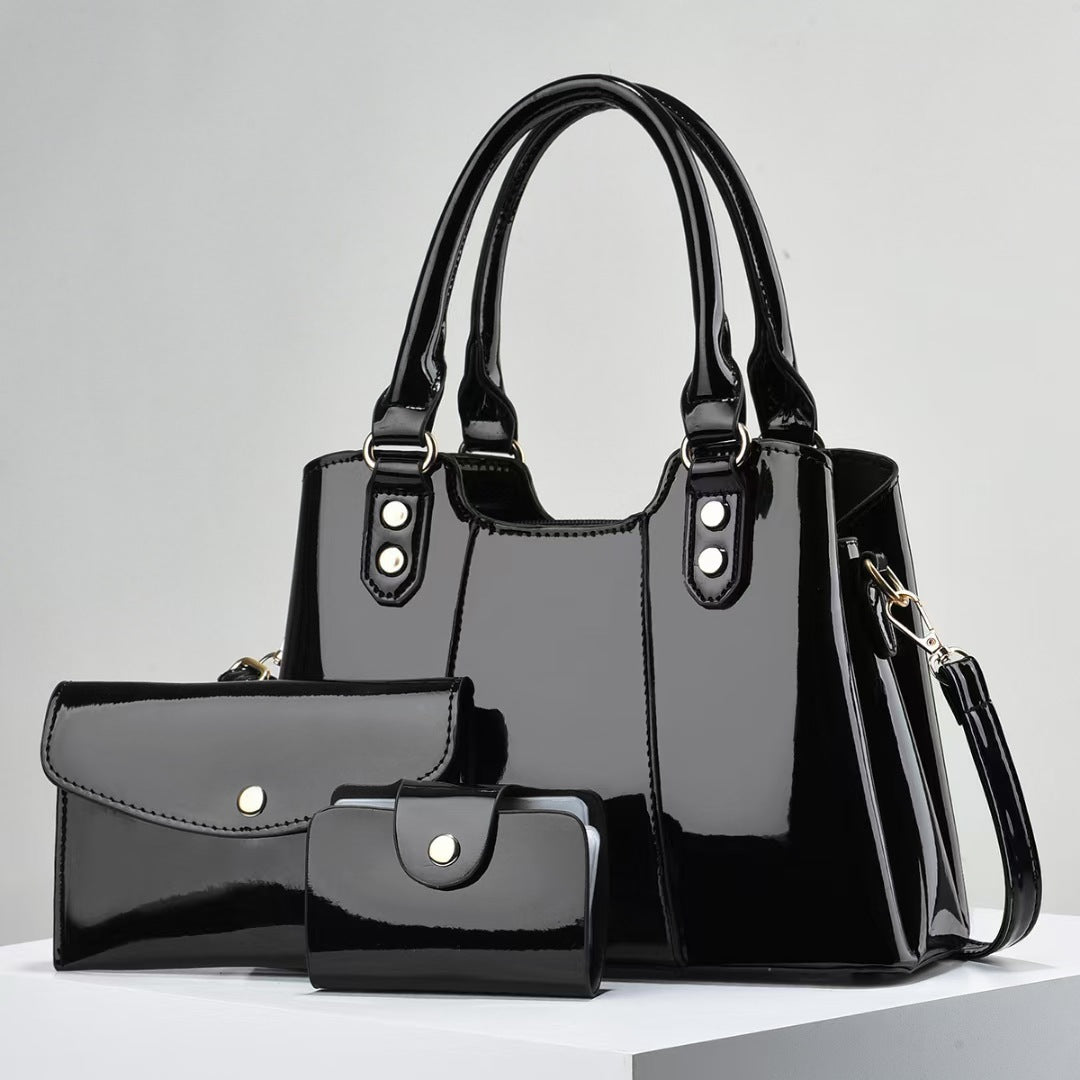 Large-capacity Mother-and-child Crossbody Bag Three-piece Set