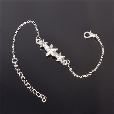 Simple Style Silver Plated Charm Bracelet - Neon North Clothing