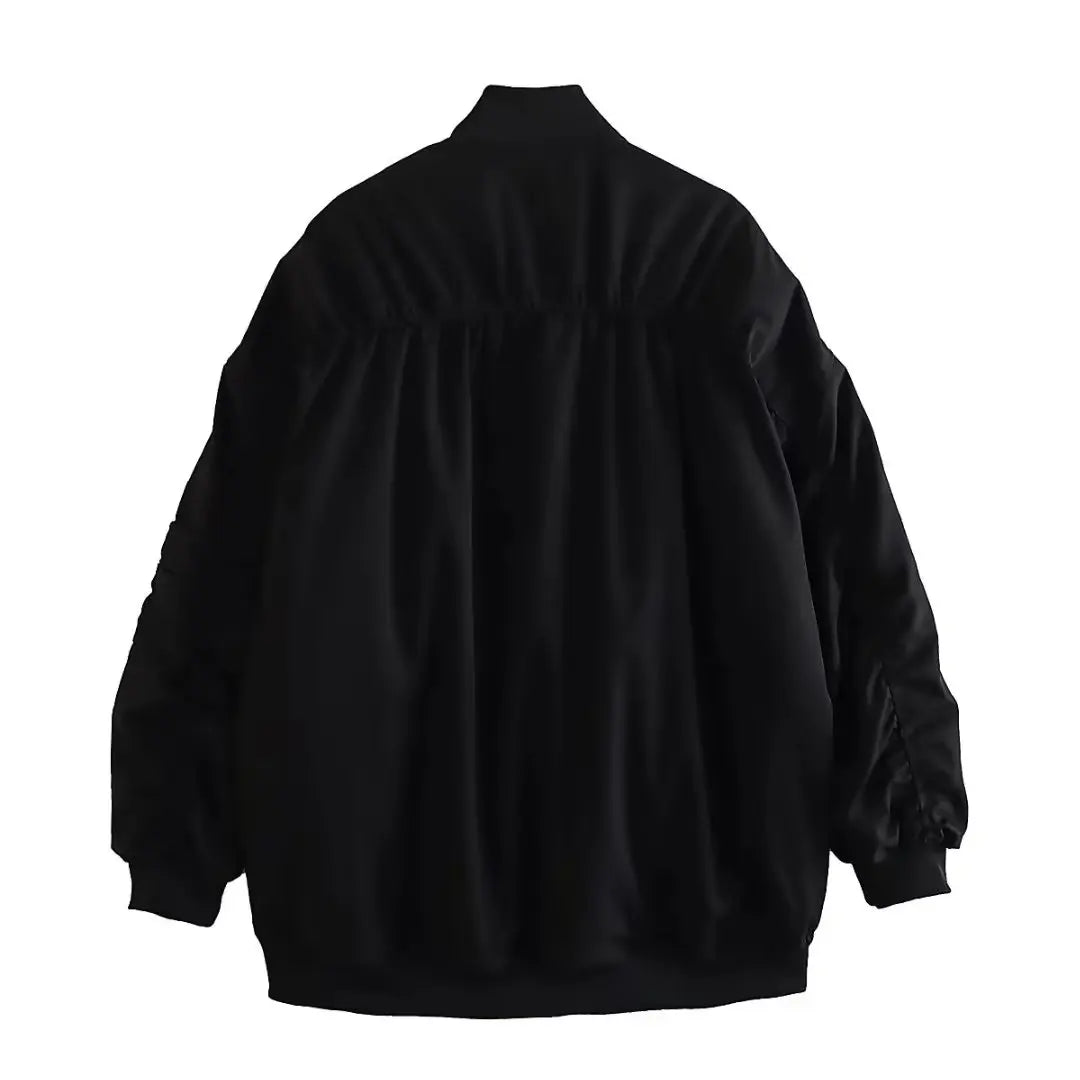 Black Oversize Parka Winter Coat - Neon North Clothing