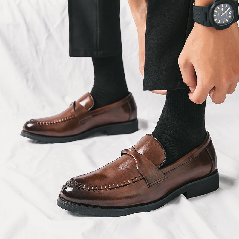 Mens Leather Business Shoes – Casual and Stylish British Style Footwear