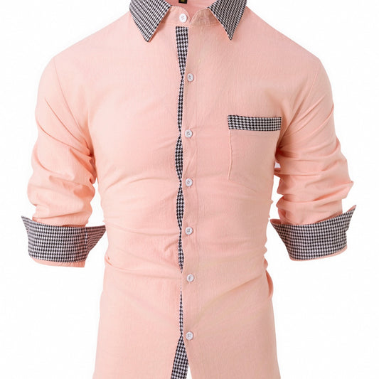 Mens Casual Long Sleeve Shirt for Effortless Style and Comfort