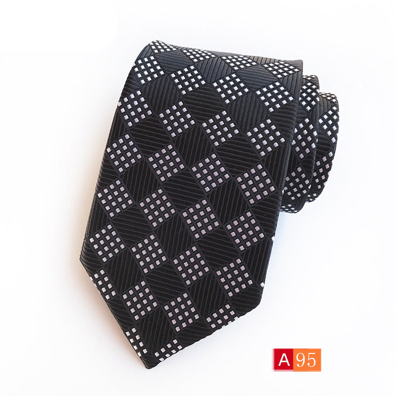 Men's Jacquard Formal Tie - Casual Polyester Jacquard Wear - Neon North Clothing
