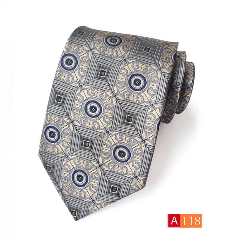 Men's Jacquard Formal Tie - Casual Polyester Jacquard Wear - Neon North Clothing