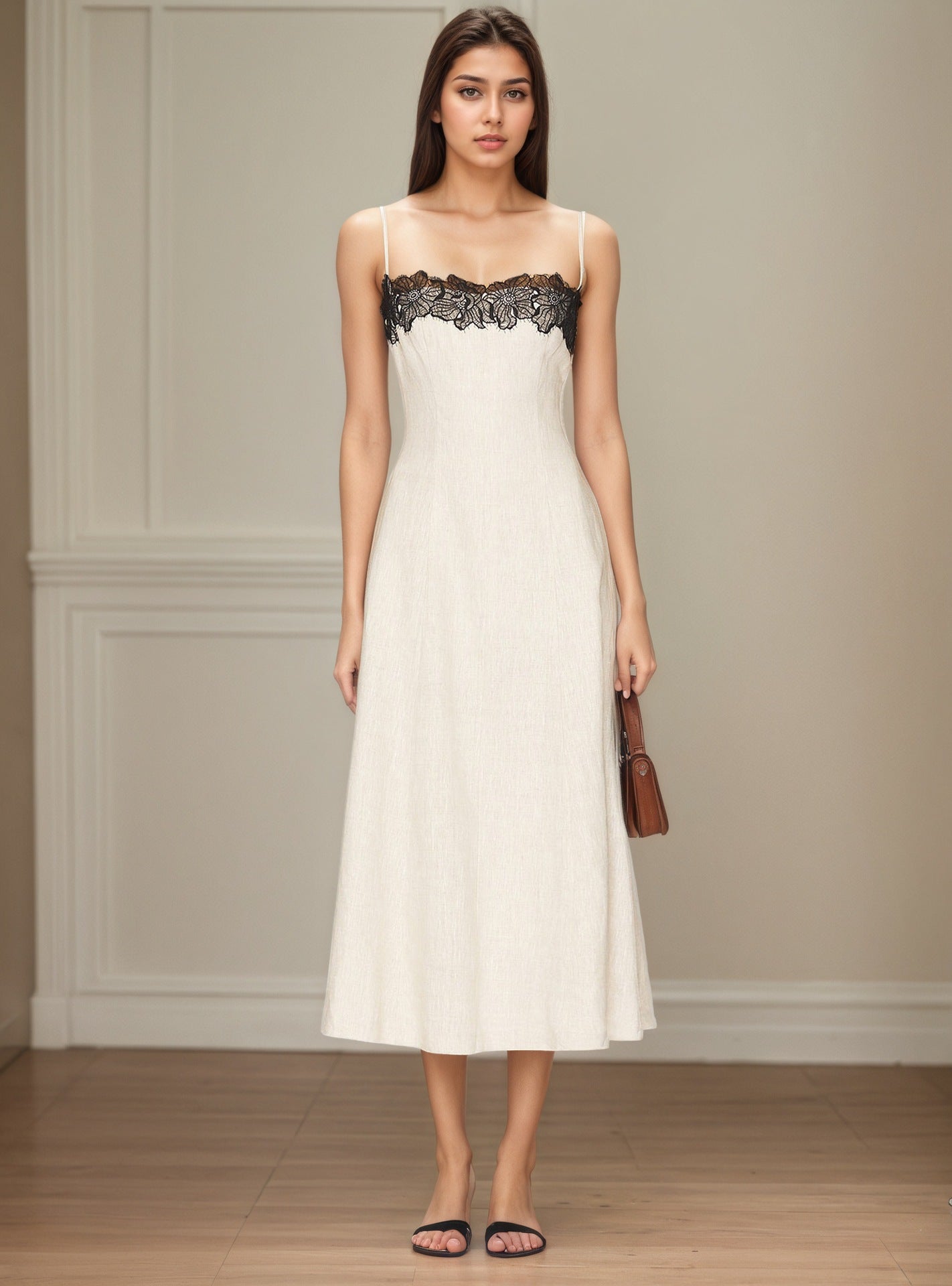 Womens Lace Off-Shoulder Dress - Stylish Slip Design for Elegant Occasions - Neon North Clothing