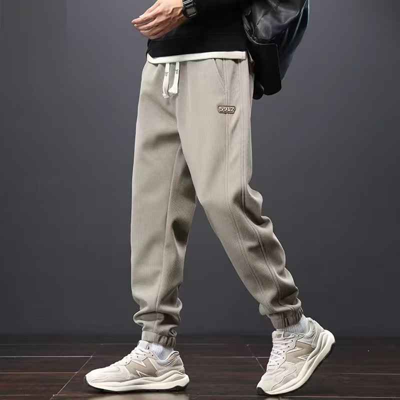 American Casual Tapered Pants for Men - Loose Fit Style
