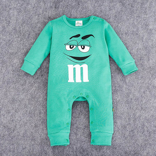 New Born Baby Rompers letter M Clothing  Jumpsuit - Neon North Clothing