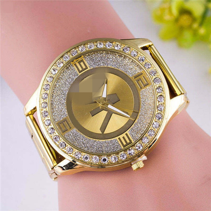MK Alloy Diamond-Embedded Men's Wristwatch - Neon North Clothing