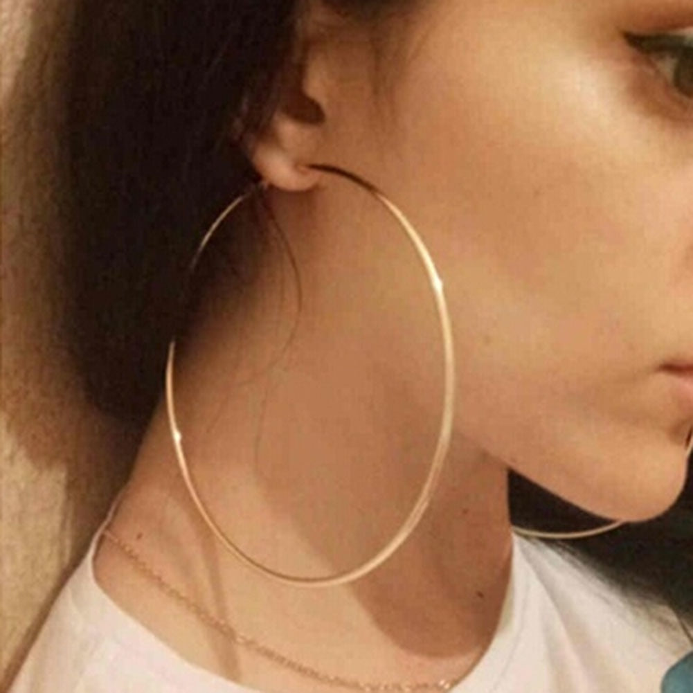 Retro Big Round Circle Earrings - Neon North Clothing