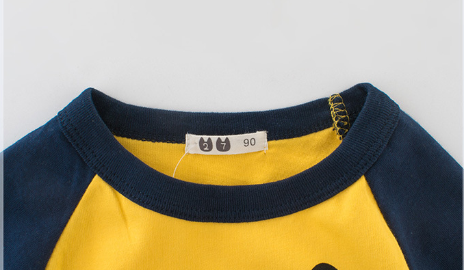 Long Sleeve Excavator Sweatshirt for Kids - 1 to 7 Years Boys and Girls, Solid Cotton - Neon North Clothing