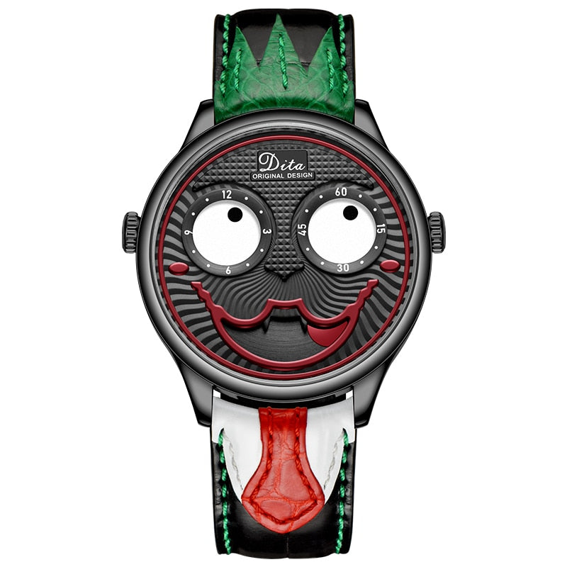 Joker Luxury Quartz Watch - Limited Edition Designer Alloy Timepiece - Neon North Clothing