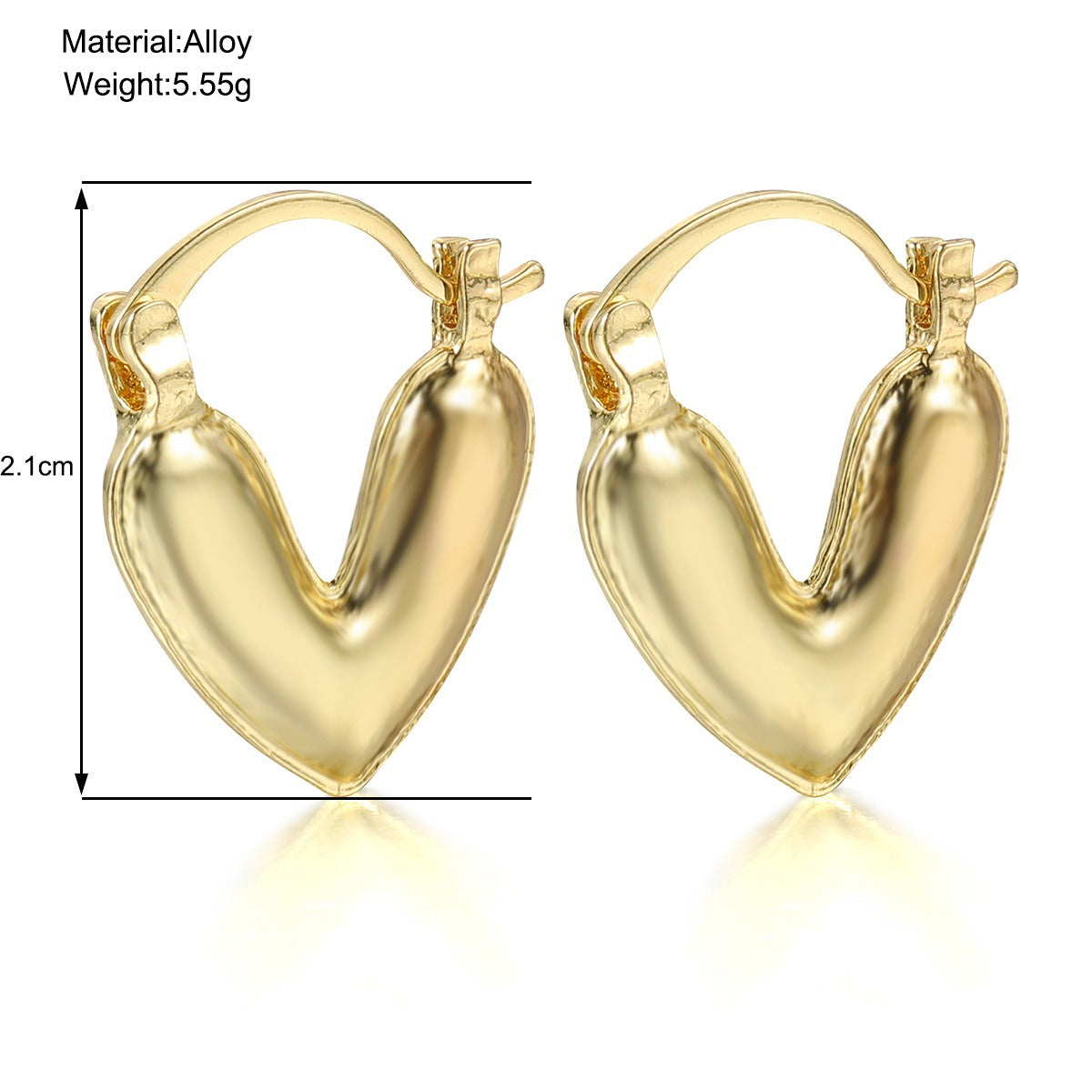 Caring Glaze Ear Clasps Earrings - Neon North Clothing