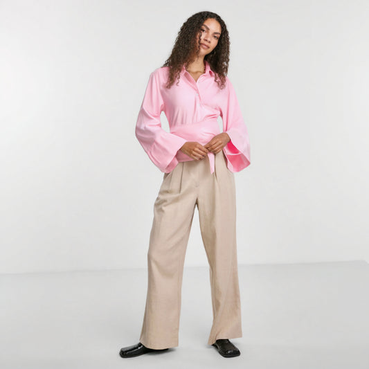 Women's Luxury Long Sleeve  Blouse - Neon North Clothing