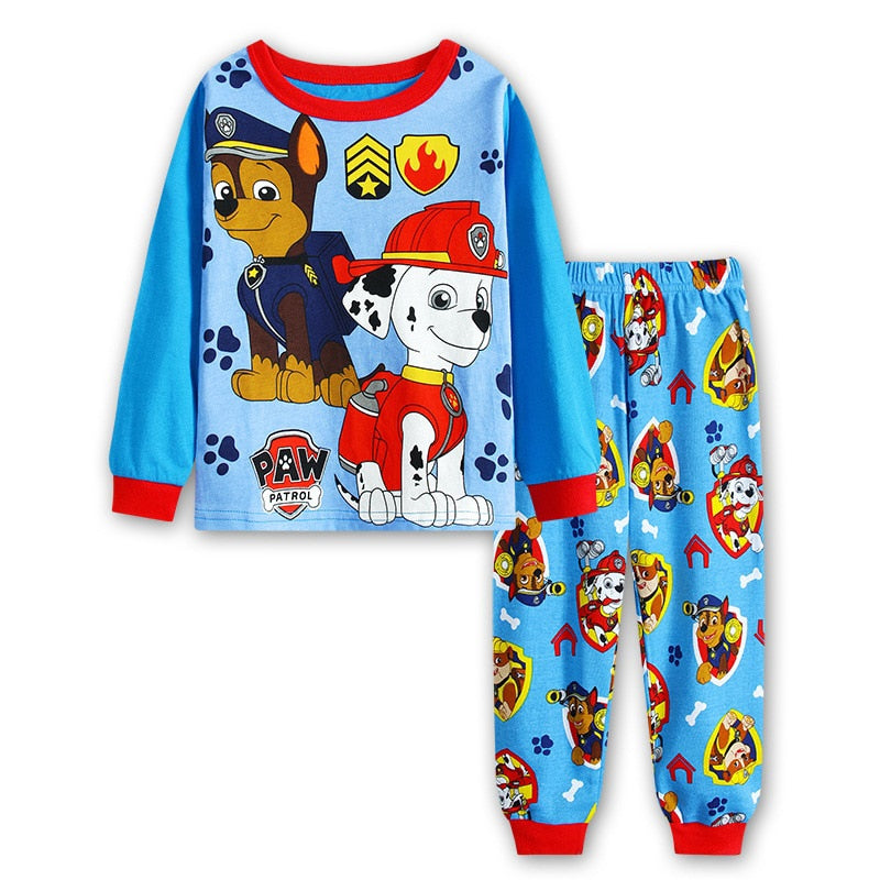 Paw Patrol Cotton Two-piece Set for Kids Aged 1-8 Years - Neon North Clothing