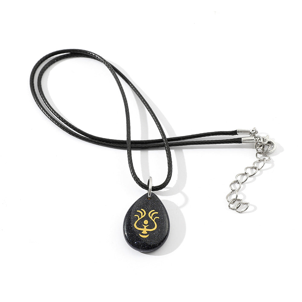 Sky City HIDA Water Drop Necklace - Neon North Clothing