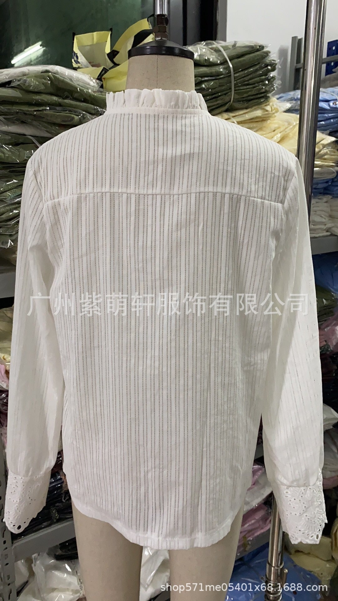 Loose Pure Cotton Casual Round Neck Long Sleeve Blouse - Neon North Clothing
