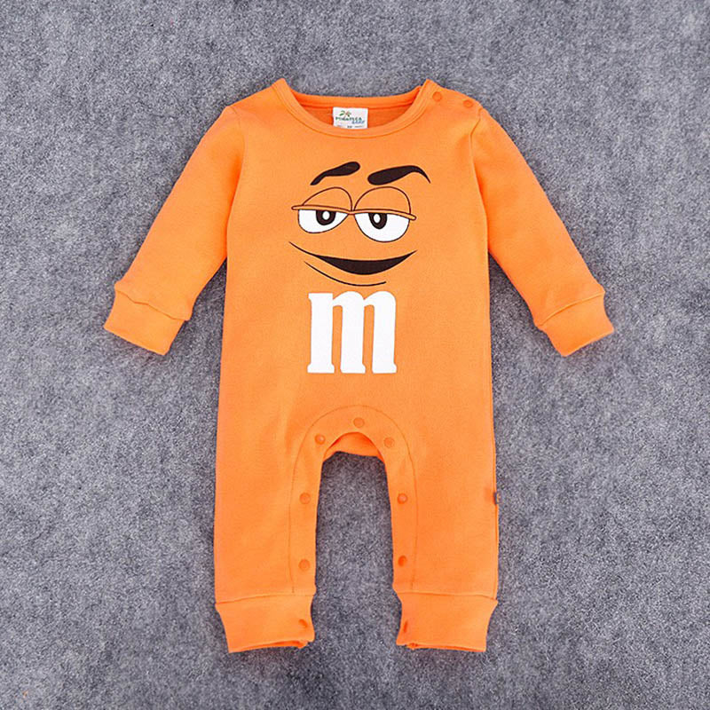 New Born Baby Rompers letter M Clothing  Jumpsuit - Neon North Clothing
