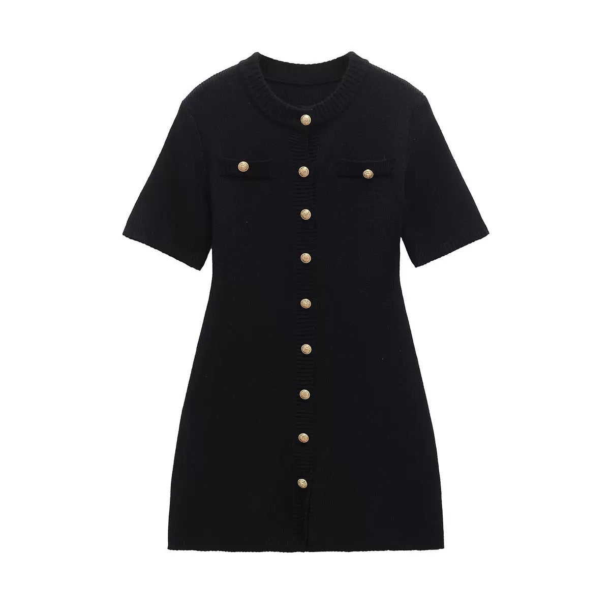 Chic Dress for Women with Metal Buckle - Neon North Clothing
