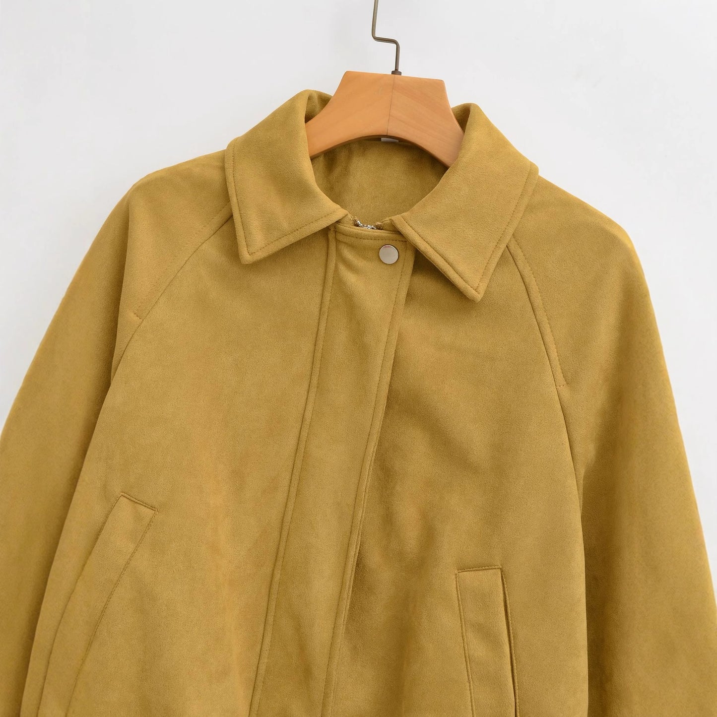 Suede Pilot Jacket - Neon North Clothing